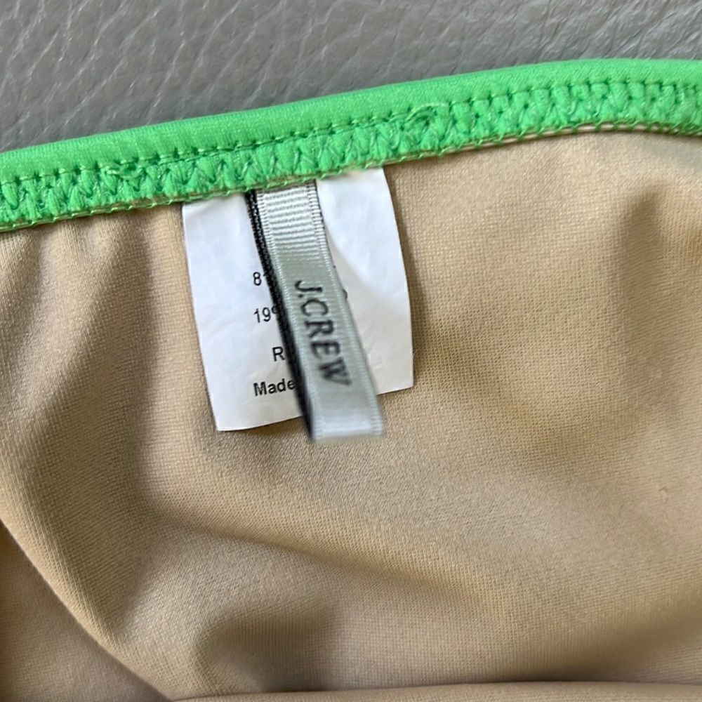 J. Crew Ruched Tankini Swim Top Size M - Picture 4 of 8